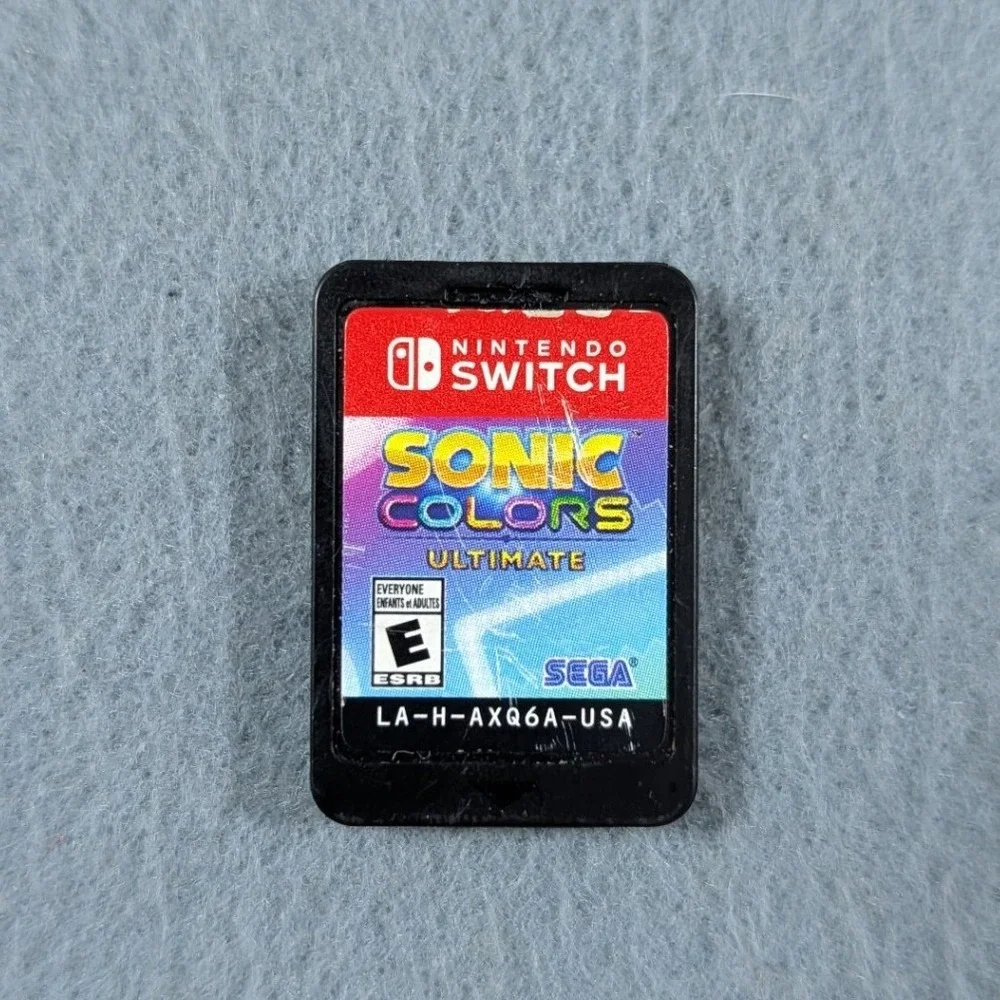 Sega Sonic Colors Ultimate Nintendo Switch Game Cartridge